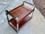 Richard Young Richard Young, Merrow Associate Rosewood and Chrome Bar Cart For Sale - Image 4 of 7
