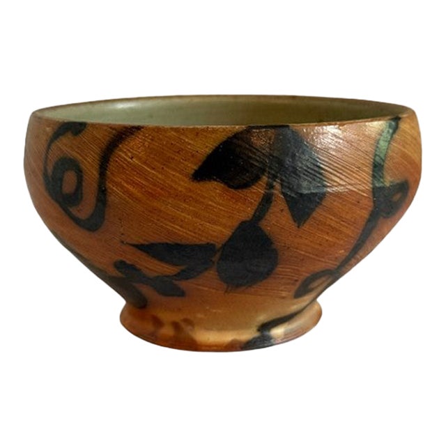 Handmade Bowl With Decorative Design For Sale