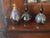 1950s 3 Gorgeous Italian Perfume Bottles Irridescent Glass For Sale - Image 5 of 5
