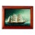 Early 20th Century Miniature Framed Reverse Glass Painting of a Clipper Ship For Sale