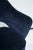 Saarinen Executive Arm Chair in Navy Velvet For Sale In New York - Image 6 of 7