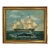American Whaling Ship With Sperm Whale 16x20" Print on Canvas, Gold Frame For Sale