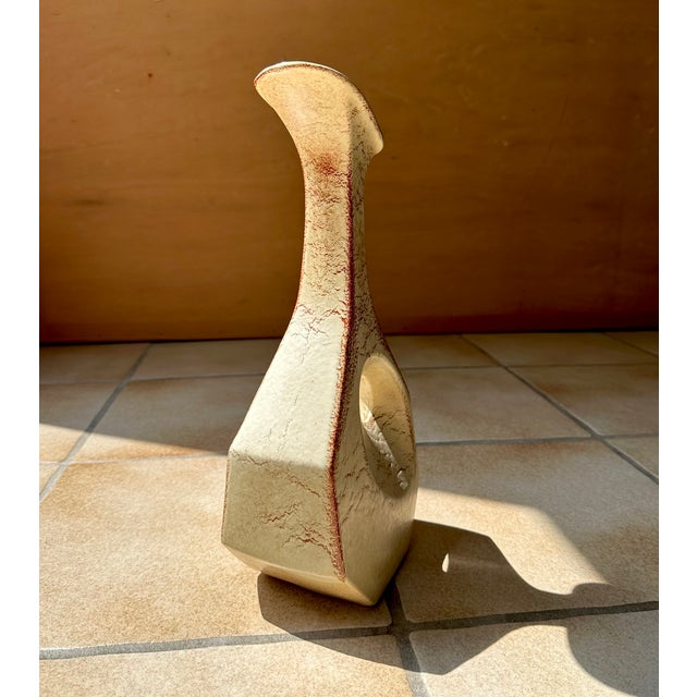 Large Sculptural Ceramic Art Vase by Roberto Rigon for Bertoncello, 1960s For Sale - Image 4 of 13