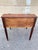 Antique Primitive Colonial Cherry Wood & Walnut Tall Schoolmasters Desk Table For Sale - Image 10 of 11