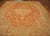 Spectacutar Orange-Salmon Background Color With Distinctive Central Medallions Antique Turkish Oushak Rug For Sale - Image 4 of 9