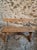 Wood Vintage French Wooden Bench, 1920s For Sale - Image 7 of 16