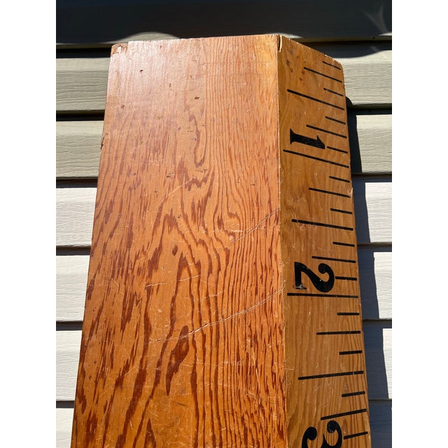 1960 Pop Art Oakwood Oversized Ruler | Chairish