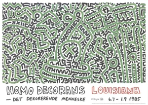 2018 Keith Haring 'Homo Decorans' Giclee Poster
