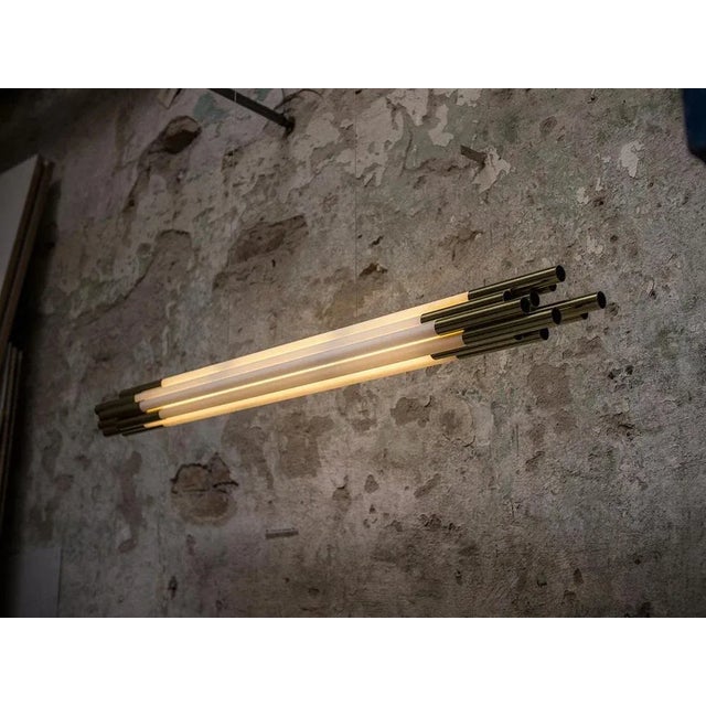 Contemporary Medium Horizontal Org Pendant Lamp by Sebastian Summa For Sale - Image 3 of 8