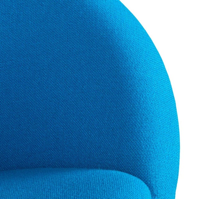 Planet Swivel Armchairs in Blue Fabric from Varier, Set of 2 For Sale - Image 4 of 17
