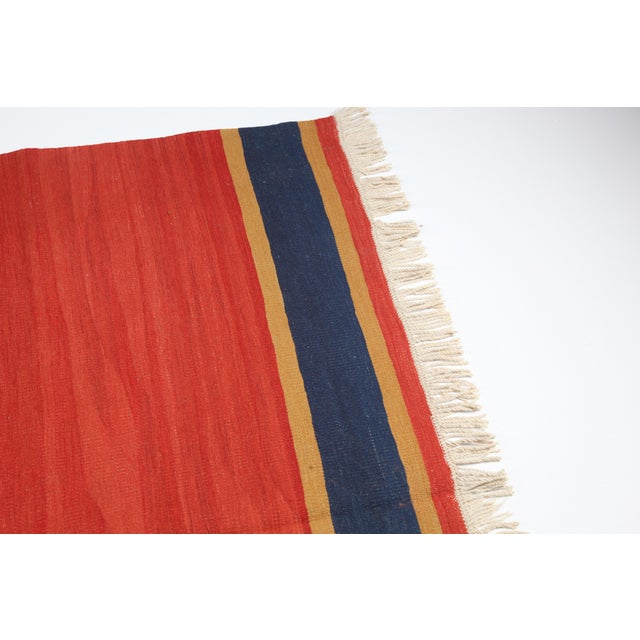 1990s Turkish Handmade Kilim Rug - 5′4″ × 7′9″ For Sale - Image 10 of 13