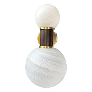 Cheyanne Glass Wall Sconce, Set of 2 For Sale