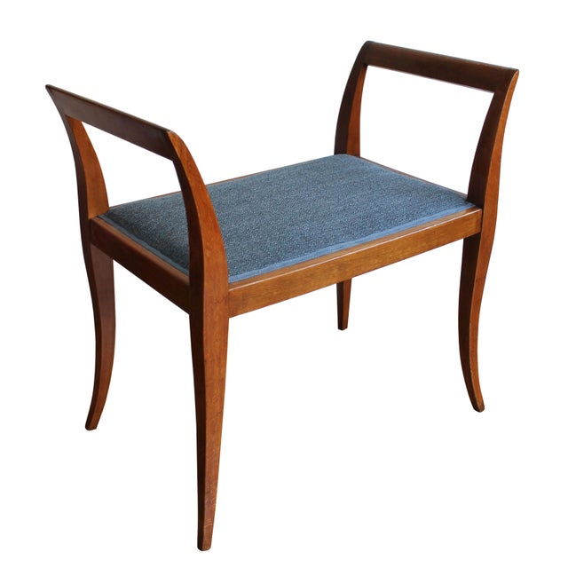 Art Deco Sculptural Tabouret with Curved Arms, 1920s For Sale - Image 13 of 13