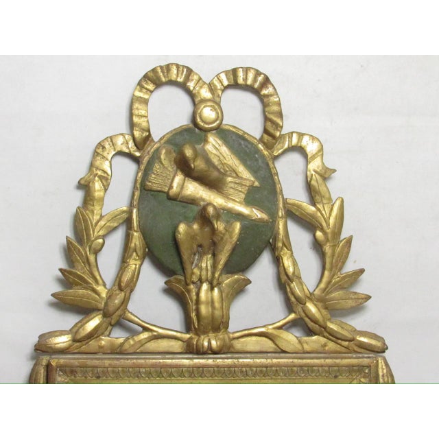 18th century French Louis XVl style giltwood marriage mirror, c.1780 A good looking neoclassical mirror featuring a...