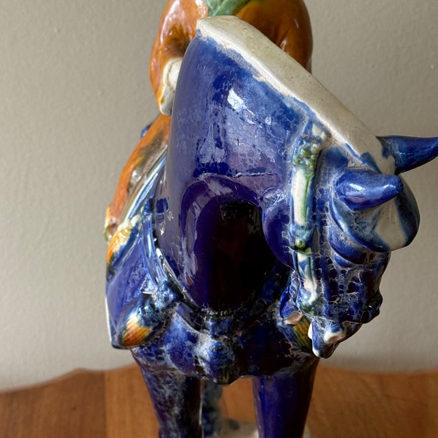 Large Tang Dynasty Style Horse With Rider For Sale - Image 9 of 15