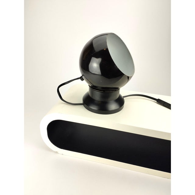 Black Magnetic Eyeball Table Lamp by Benny Frandsen for E.S. Horn, Denmark, 1970s For Sale - Image 11 of 12