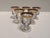 Gold Murano Wine Glasses with Gilt Medici Rims, 1970s, Set of 6 For Sale - Image 8 of 11