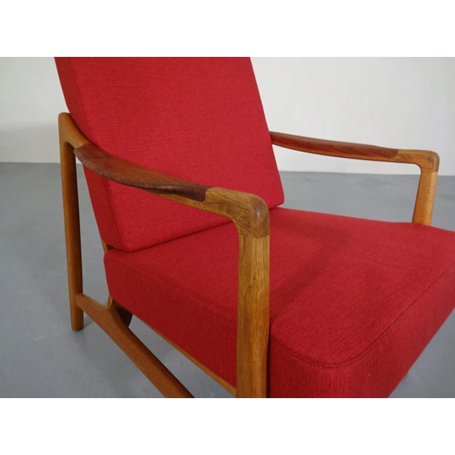 Teak & Oak Model 117 Chair by Tove & Edvard Kindt-Larsen for France & Daverkosen, Denmark, 1950s For Sale - Image 17 of 18