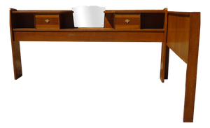 Vintage Light Oak Headboard, 1970s