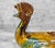 Ceramic Mid-Century 15" Ceramic Peacock Candy Dish W/ Multi-Color Glaze For Sale - Image 7 of 12