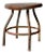 Vintage Industrial Metal Stool For Sale