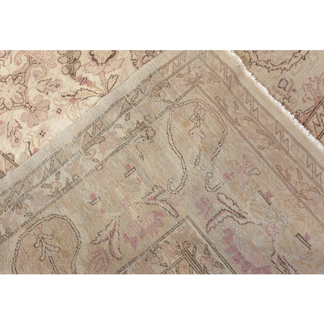 Fine Antique Indian Amritsar Handmade Carpet For Sale - Image 4 of 8