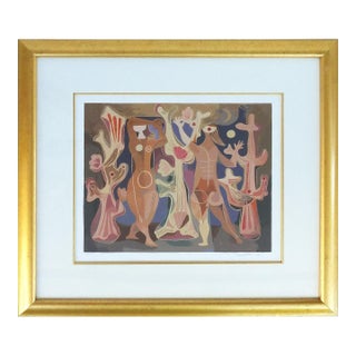 Mario Carreño Abstract Lithograph, 1989, Signed and Numbered For Sale
