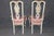 1960s Set 8 Paint Decorated Chinoiserie Paint Decorated Dining Chairs Italian Style For Sale - Image 5 of 18