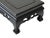 Wood 9" Brown Feather Pattern Rectangular Wood Display Stand Riser Easel For Sale - Image 7 of 7