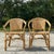 Vintage Boho Woven Rattan Lounge Chairs - a Pair For Sale In West Palm - Image 6 of 7