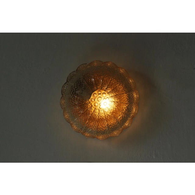 Mid-Century Flower Sconce, 1960s For Sale - Image 6 of 9