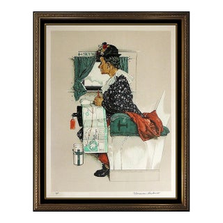 1970s First Airplane Ride, Norman Rockwell For Sale