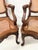 Brown Regency Style Armchairs in Natural Wood, 1800s, Set of 2 For Sale - Image 8 of 18