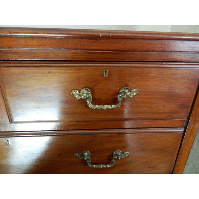 Brown Antique Mahogany Chest of Drawers from Warings & Gillow, 1890s For Sale - Image 8 of 18