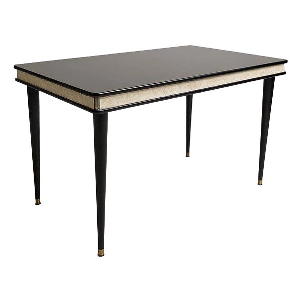 Vintage Italian Dining Table in Wood by Umberto Mascagni For Sale