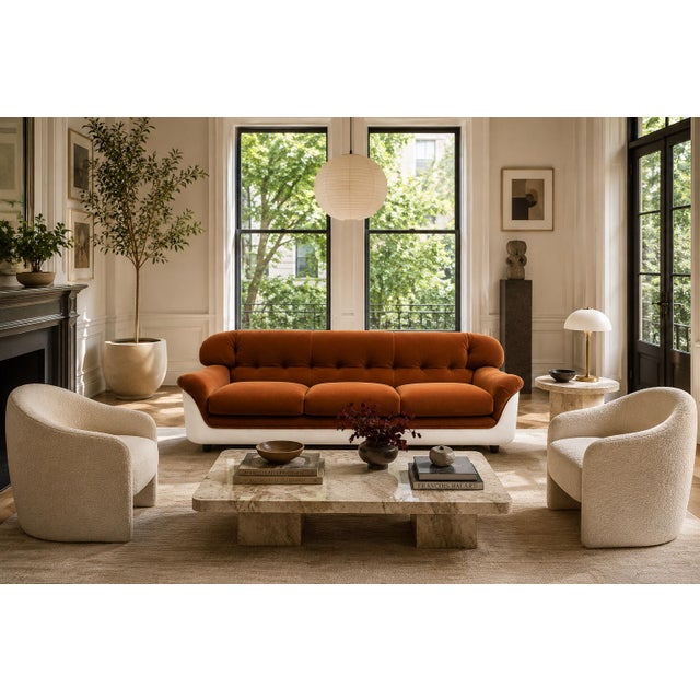 Textile Brazilian Modern “Vip” Sofa in Fiberglass & Mohair by Jorge Zalszupin, 1973 For Sale - Image 7 of 16