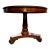 Maitland-Smith Model 3030-586 Marquetry Inlaid Mahogany Pedestal Center Table For Sale