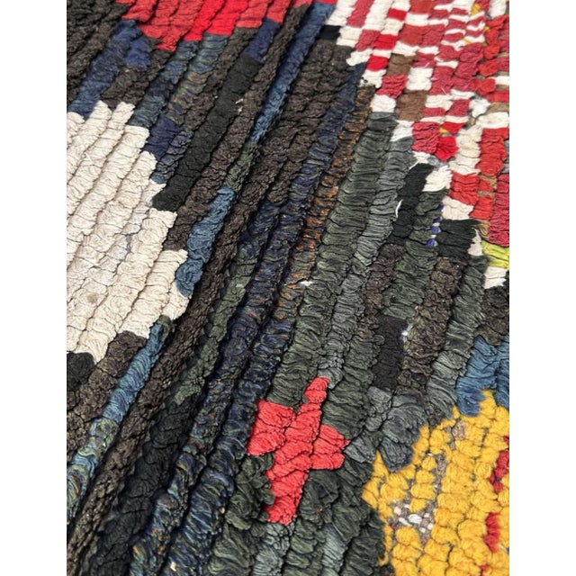 Handwoven Berber Rug - 7.1 X 2.5 Ft For Sale In Cleveland - Image 6 of 7