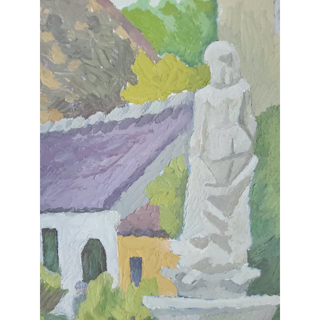 Modern Modernist Swedish Landscape Painting by Arne Granhall 1983 For Sale - Image 3 of 18