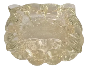 Italian Murano Glass Ashtray, 1960s