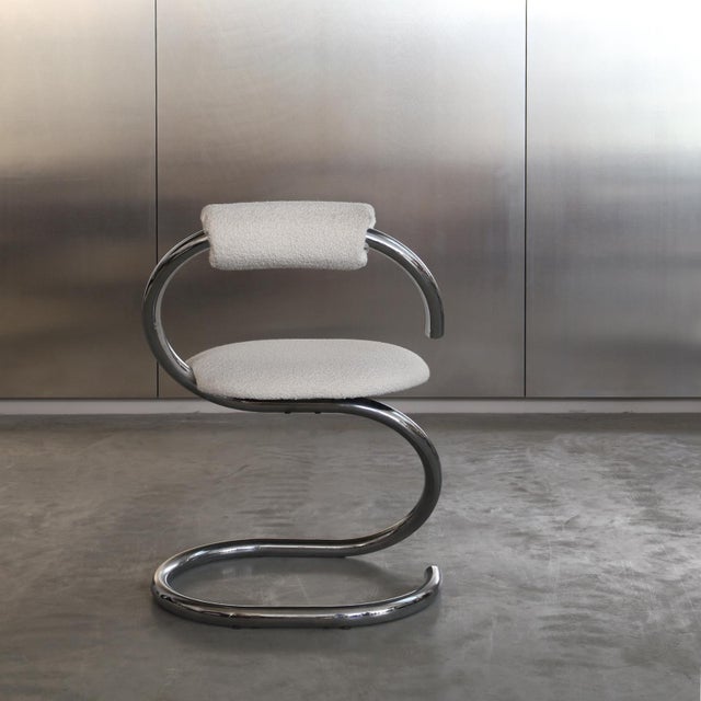 Vintage Cobra Chairs by Giotto Stoppino, Italy, 1970s, Set of 4 For Sale - Image 3 of 12