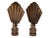A pair of scallop shell brass lamp finials. Fits a standard size lamp harp. Dimensions per finial. We have more lamp...