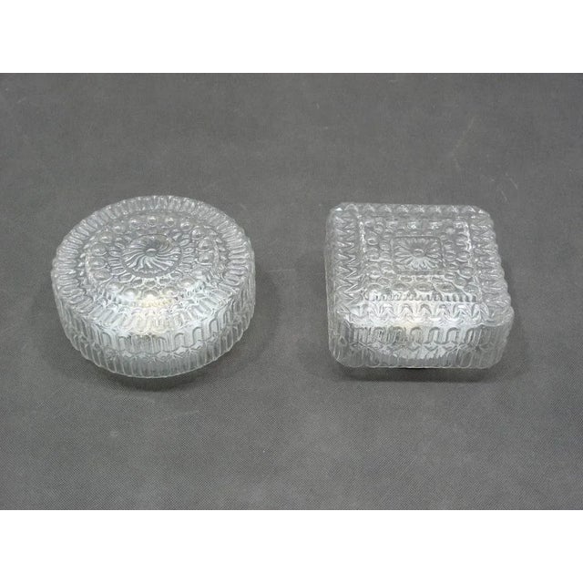Metal Wall Lights in Glass, 1970s, Set of 2 For Sale - Image 7 of 10