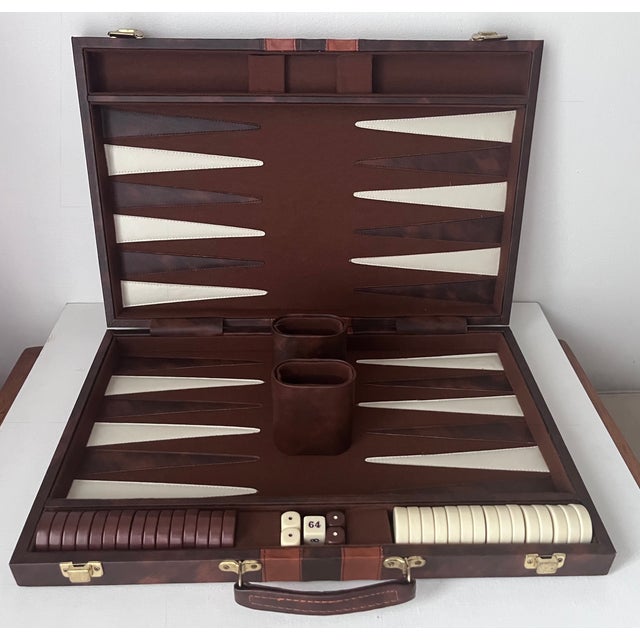 Vintage 24" Backgammon Classic Portable Complete Set For Sale - Image 9 of 9