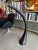 Mid-Century Modern Vintage Postmodern Biomorphic Floor Vase 38" Black Space Age Minimalist Ikebana Vessel Uci For Sale - Image 3 of 14