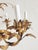 Mid 20th Century Hollywood Regency Style Gilt Metal Chandelier For Sale - Image 10 of 12
