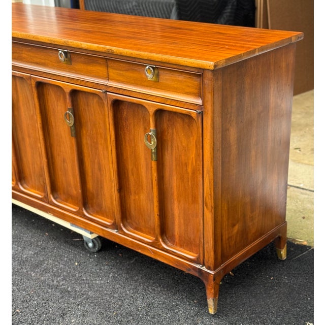 Mid 20th Century Modern Walnut Dresser by Detroit Furniture For Sale - Image 4 of 12
