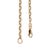 Early 21st Century Unisex 14k Yellow Gold Solid 22.5” 3.1mm Biker Open Anchor Link Chain Necklace For Sale - Image 5 of 8