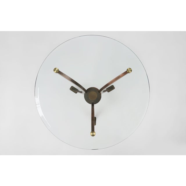 Metal Hollywood Regency Side Table from Belgo Chrom, Belgium, 1980s For Sale - Image 7 of 12
