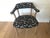 Pair of 1950s Mid-Century Captain’s Armchair, Tournament Armchairs or Broker Captain’s Chairs For Sale - Image 11 of 14